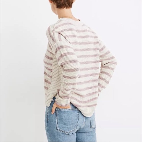*SOLD* Madewell Striped Pickford Pullover Sweater Size: Medium - Picture 5 of 9